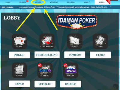 Cara Deposit Poker Online